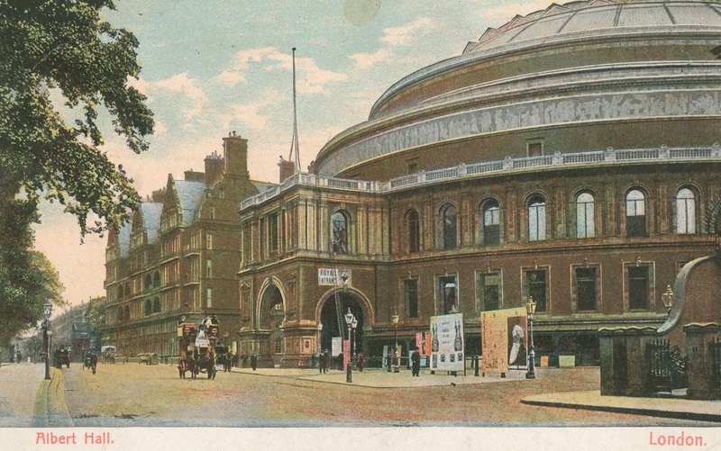 O Royal Albert Hall, em Londres de English Photographer