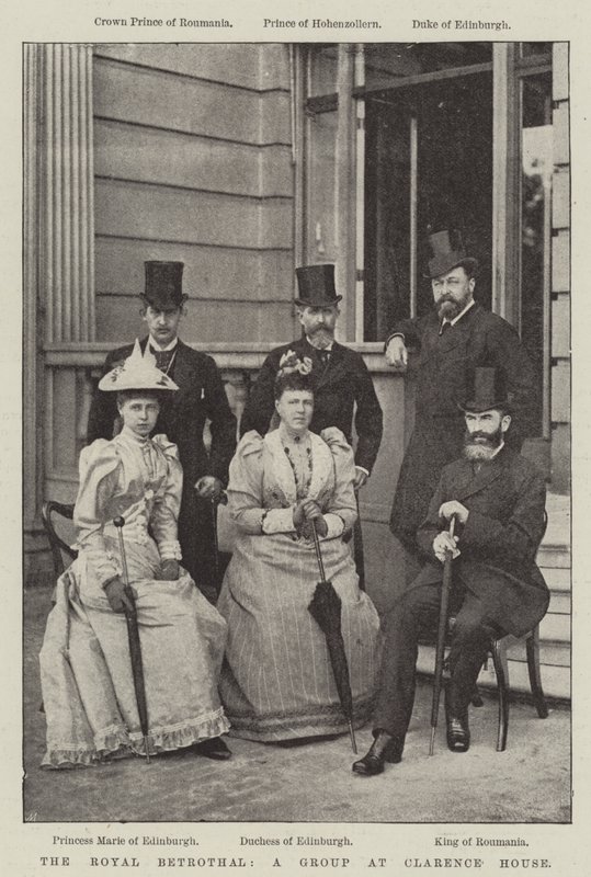 The Royal Betrothal, um grupo na Clarence House de English Photographer