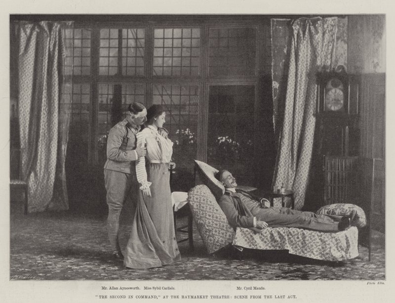 O segundo em comando, no Haymarket Theatre, Scene from the Last Act de English Photographer