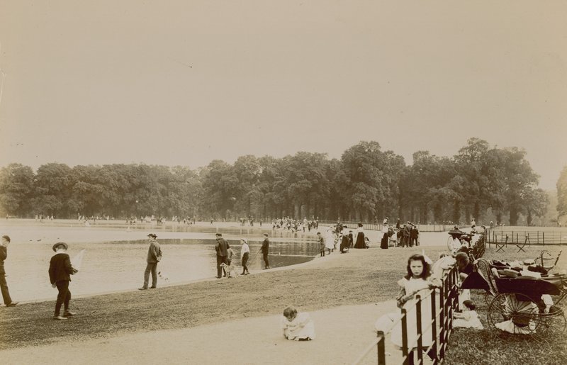O, serpentina, parque hyde, londres de English Photographer