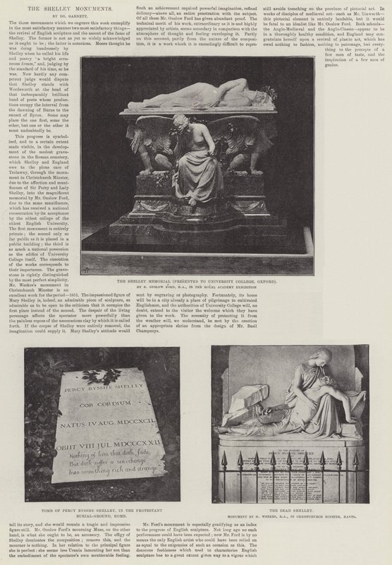 Os monumentos de Shelley de English Photographer