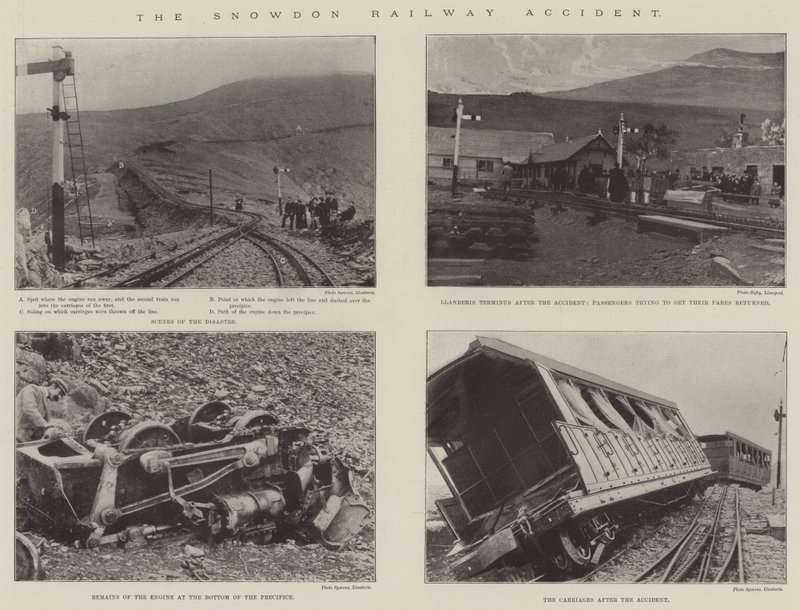 O acidente ferroviário de Snowdon de English Photographer