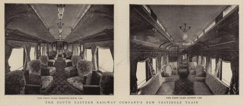 O novo trem vestíbulo da Companhia Ferroviária do Sudeste de English Photographer