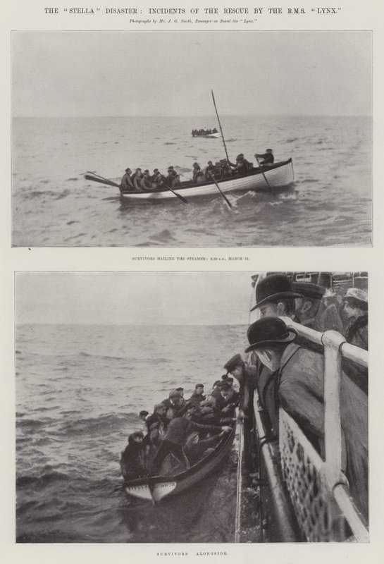 O Stella Disaster, Incidentes do Resgate pelo RMS Lynx de English Photographer