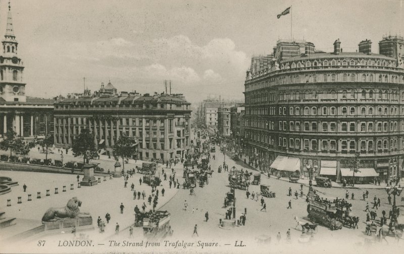 A, costa, de, trafalgar, quadrado, londres de English Photographer