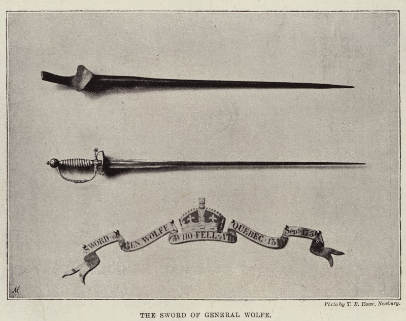 A espada do general Wolfe de English Photographer