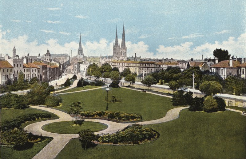 The Three Spires, Coventry de English Photographer