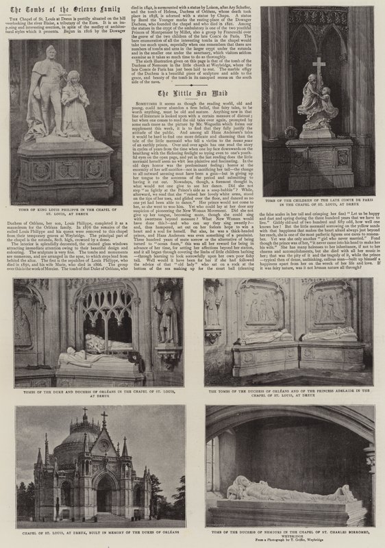 Os túmulos da família de Orleans de English Photographer