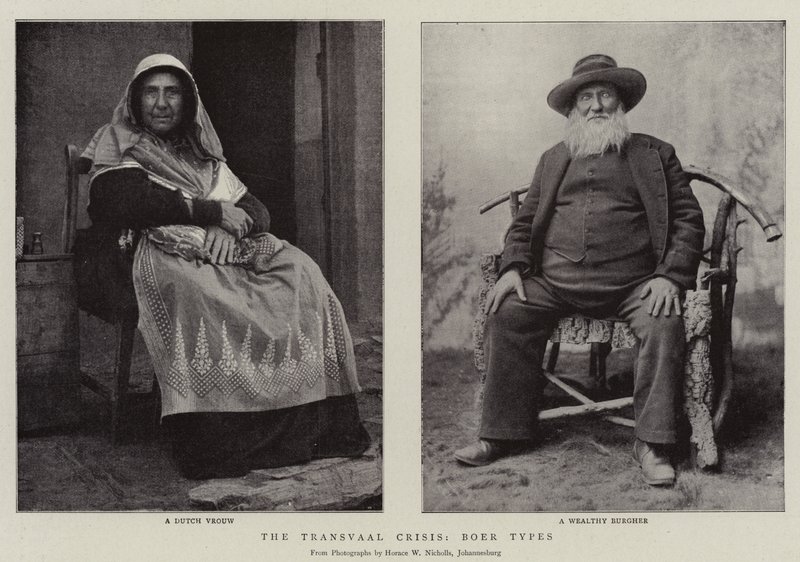 A Crise do Transvaal, Tipos Boer de English Photographer