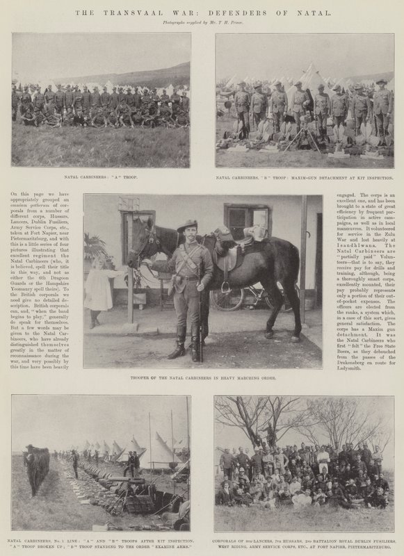 A Guerra do Transvaal, Defensores do Natal de English Photographer