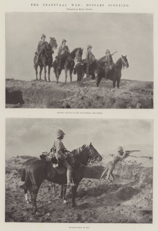 A Guerra do Transvaal, Escotismo de Hussardos de English Photographer