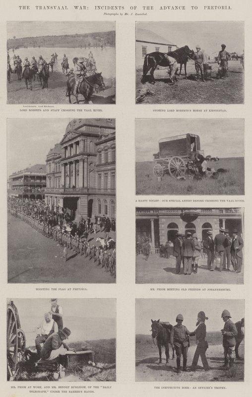 A Guerra do Transvaal, Incidentes do Avanço para Pretoria de English Photographer