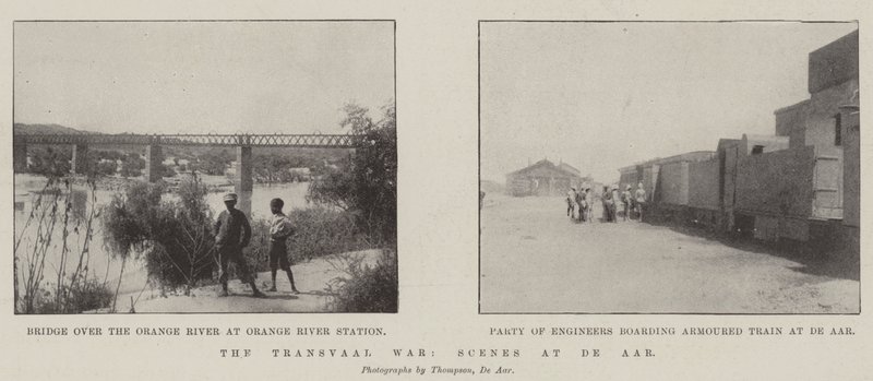A guerra de Transvaal, cenas em De Aar de English Photographer