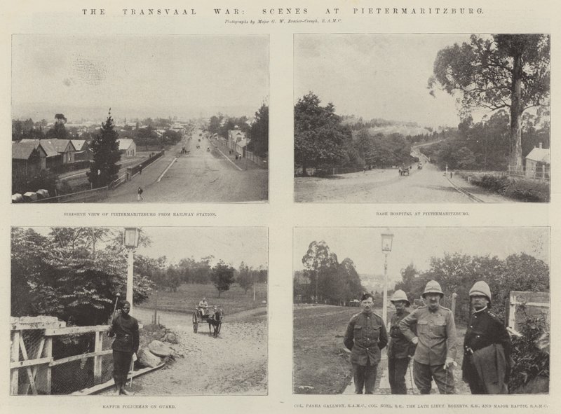 A guerra de Transvaal, cenas em Pietermaritzburg de English Photographer