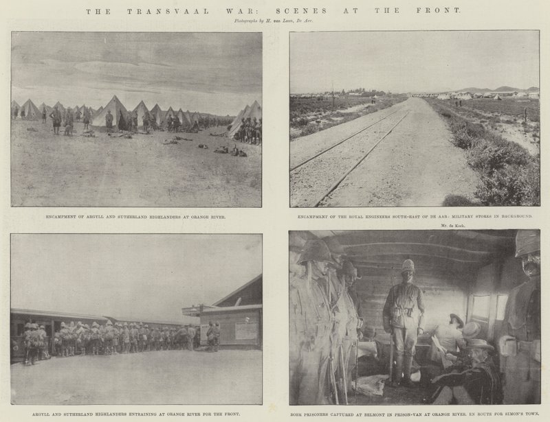 A Guerra do Transvaal, Cenas na Frente de English Photographer