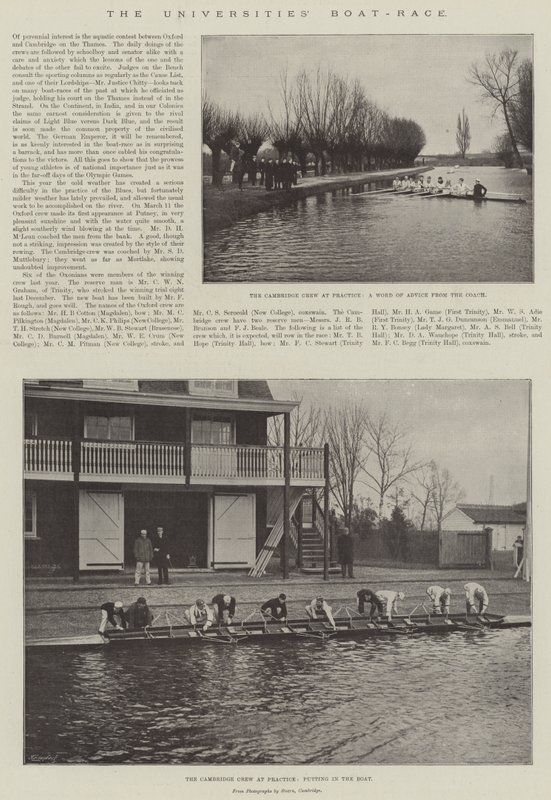 A corrida de barcos das universidades de English Photographer