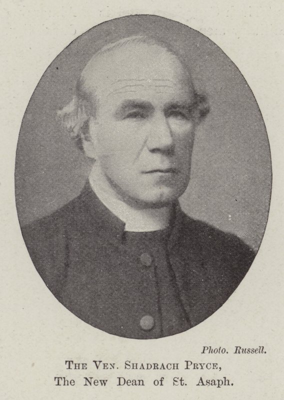 O Venerável Sadraque Pryce, o novo reitor de St Asaph de English Photographer