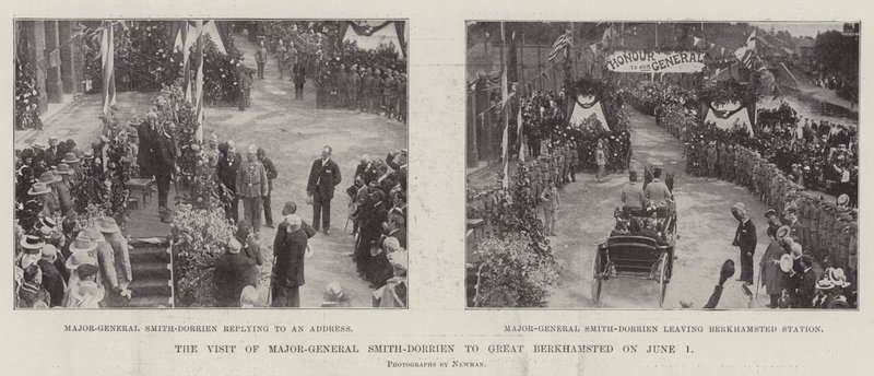 A visita do major-general Smith-Dorrien à grande Berkhamsted em 1 de junho de English Photographer