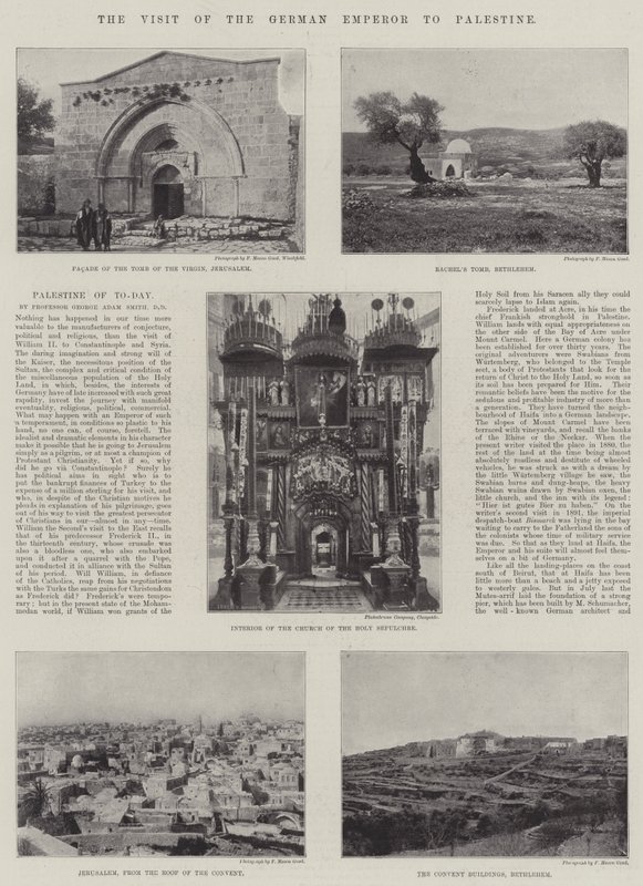 A visita do imperador alemão à Palestina de English Photographer