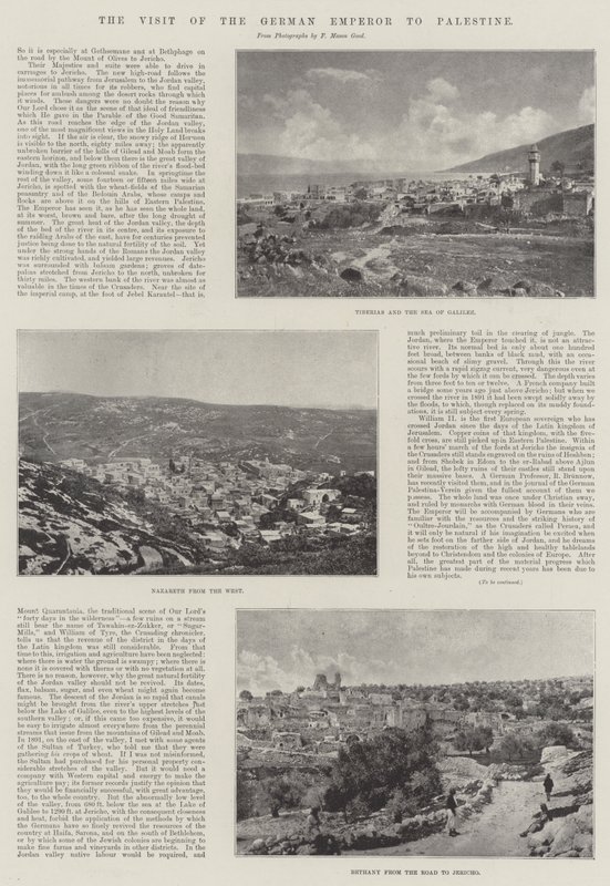 A visita do imperador alemão à Palestina de English Photographer