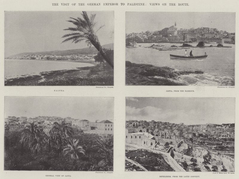 A visita do imperador alemão à Palestina, Views on the Route de English Photographer