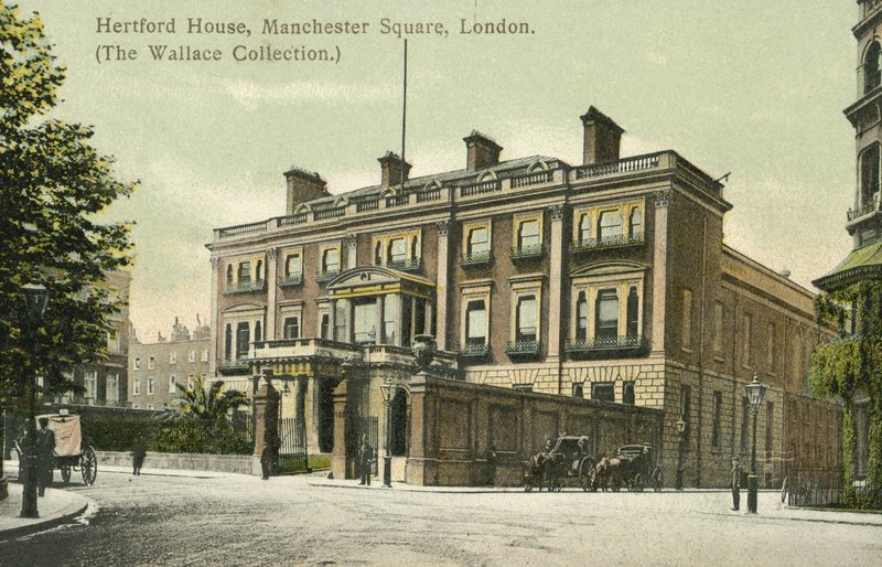 The Wallace Collection, Manchester Square (foto a cores) de English Photographer
