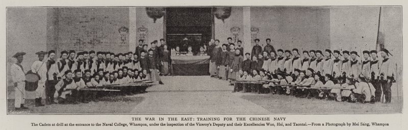 A guerra no leste, treinamento para a marinha chinesa de English Photographer