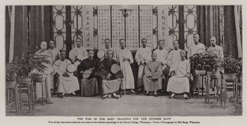 A guerra no leste, treinamento para a marinha chinesa de English Photographer