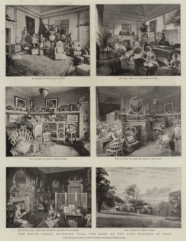 O White Lodge, Richmond Park, o lar da tardia duquesa de Teck de English Photographer