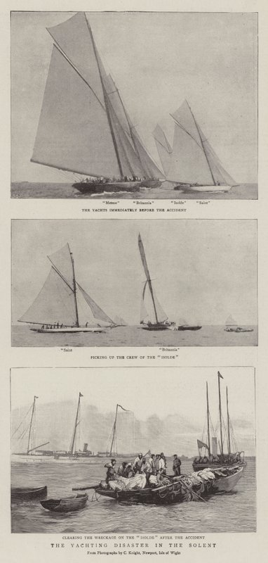 O Desastre Yachting no Solent de English Photographer