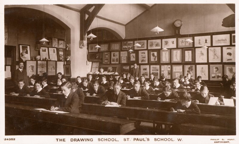 A escola de desenho da escola St Pauls de English Photographer