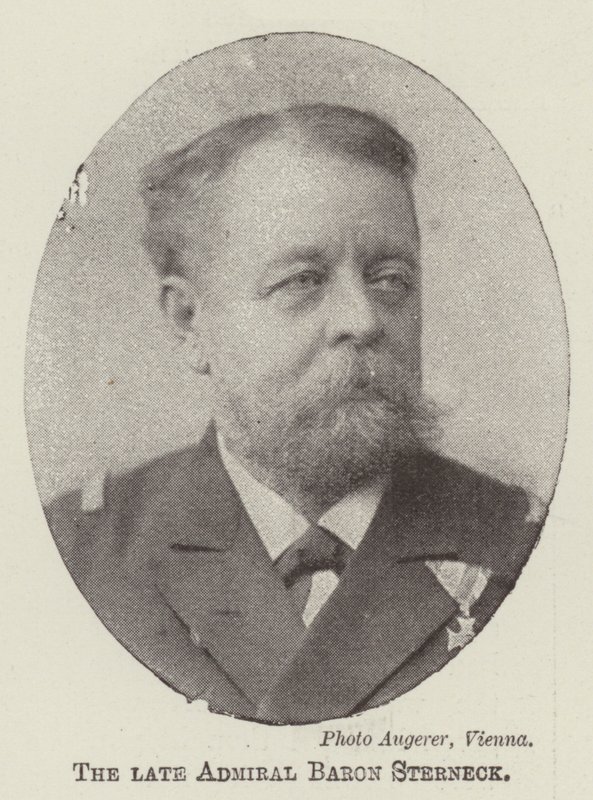 O falecido Almirante Barão Sterneck de English Photographer