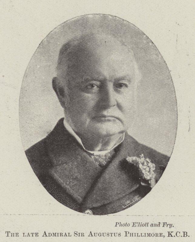 O falecido Almirante Sir Augustus Phillimore, KCB de English Photographer