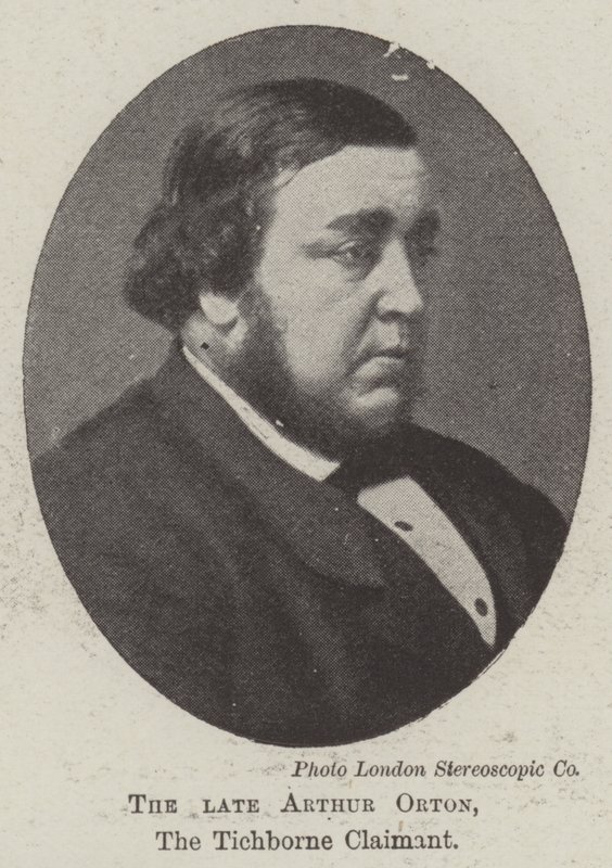 O falecido Arthur Orton, o pretendente de Tichborne de English Photographer