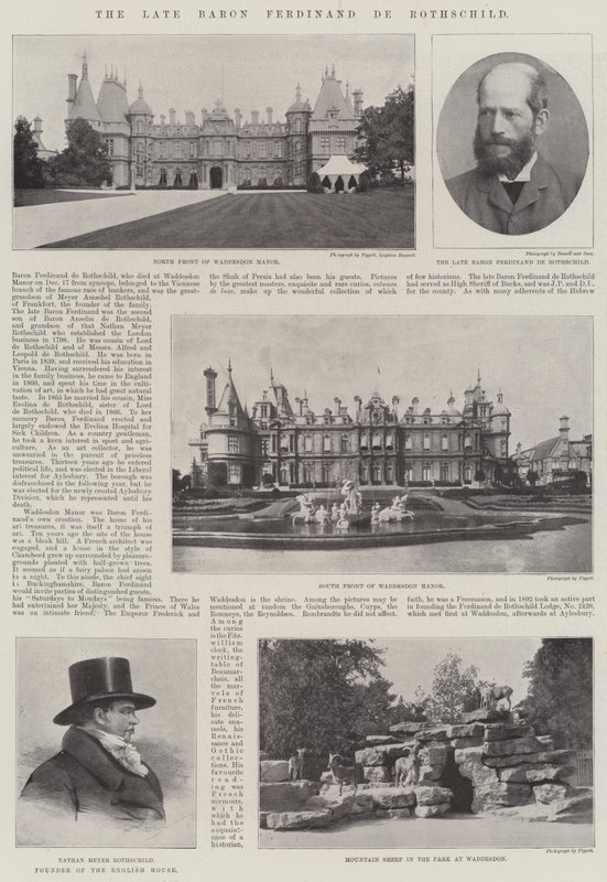 O falecido Barão Ferdinand de Rothschild de English Photographer
