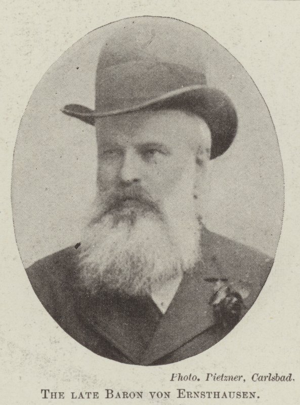 O falecido barão von Ernsthausen de English Photographer