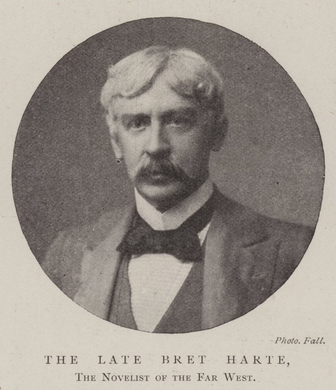 O falecido Bret Harte, o novelista do Far West de English Photographer