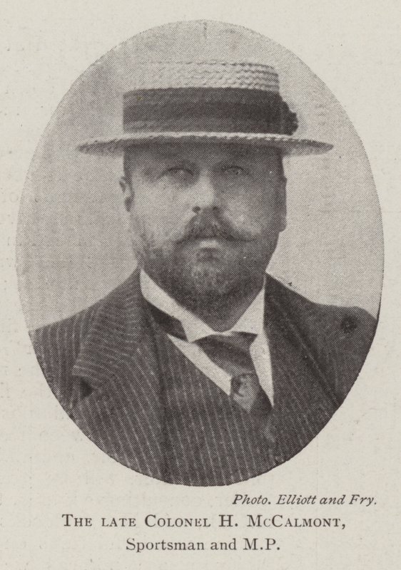O falecido coronel H McCalmont, esportista e MP de English Photographer