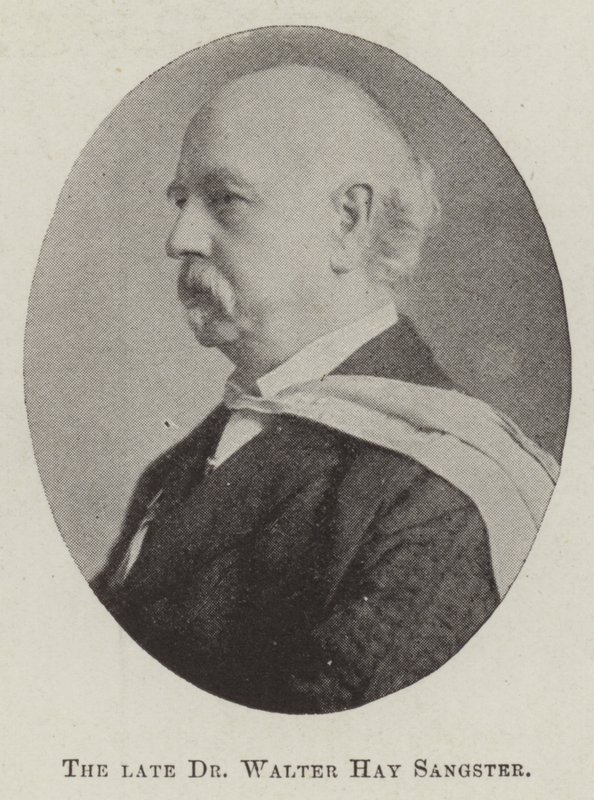 O falecido Dr. Walter Hay Sangster de English Photographer