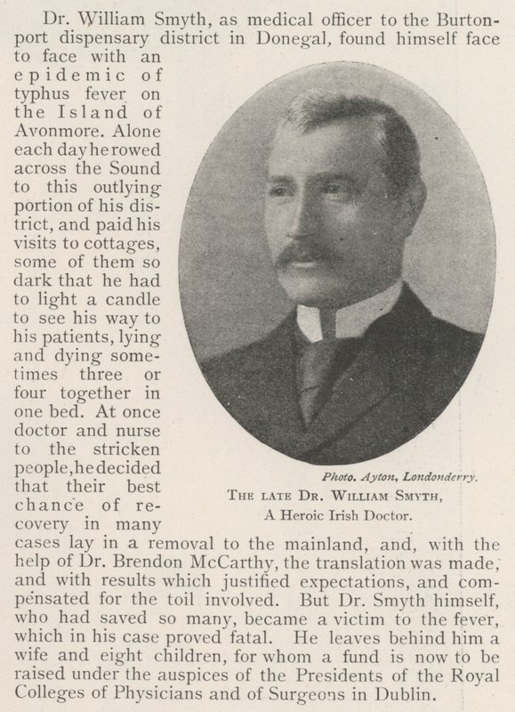 O falecido Dr. William Smyth, um heróico médico irlandês de English Photographer