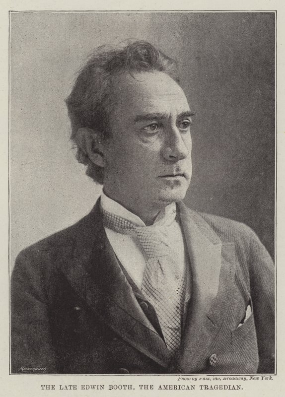 O falecido Edwin Booth, o trágico americano de English Photographer