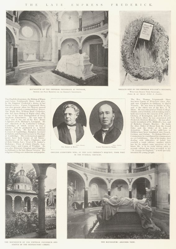A falecida imperatriz Frederick de English Photographer