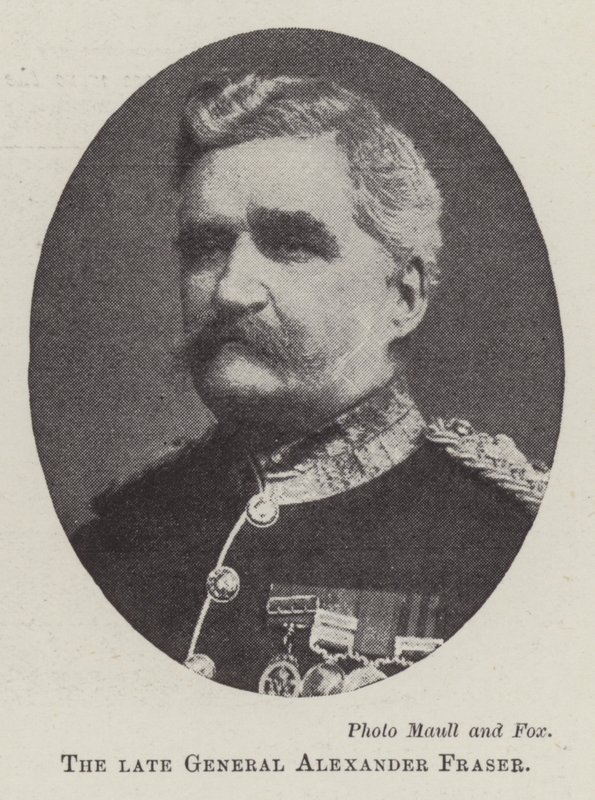 O falecido general Alexander Fraser de English Photographer