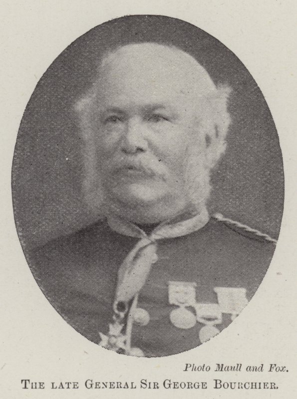 O falecido general Sir George Bourchier de English Photographer