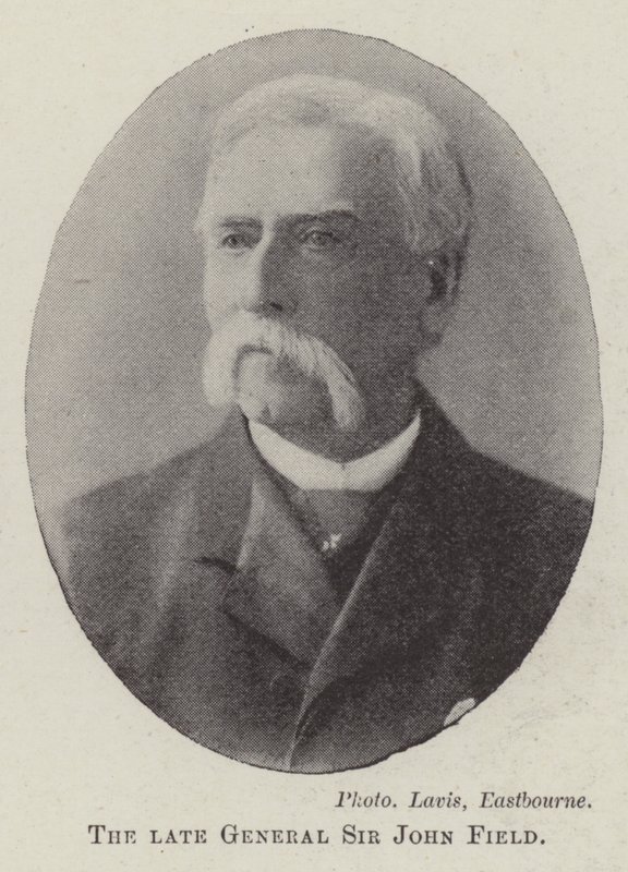 O falecido General Sir John Field de English Photographer