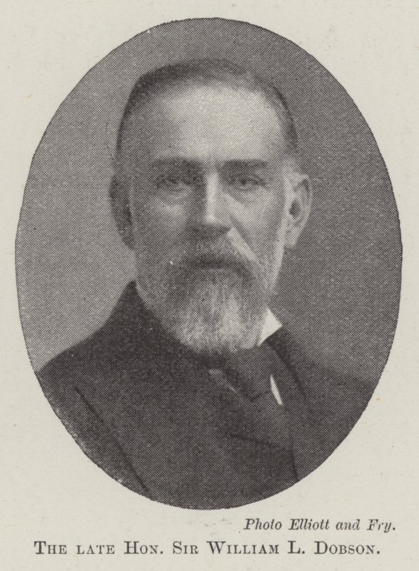 O falecido honorável Sir William L Dobson de English Photographer