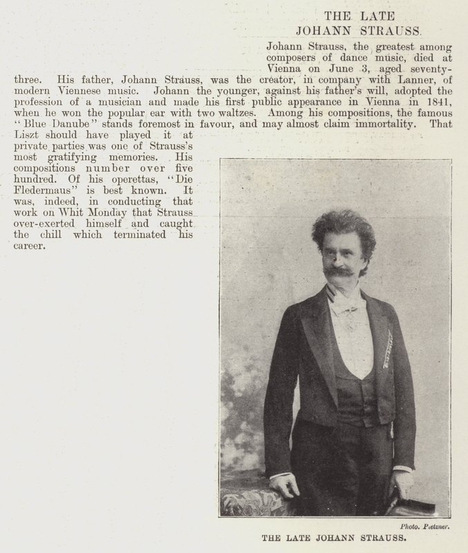 O falecido Johann Strauss de English Photographer