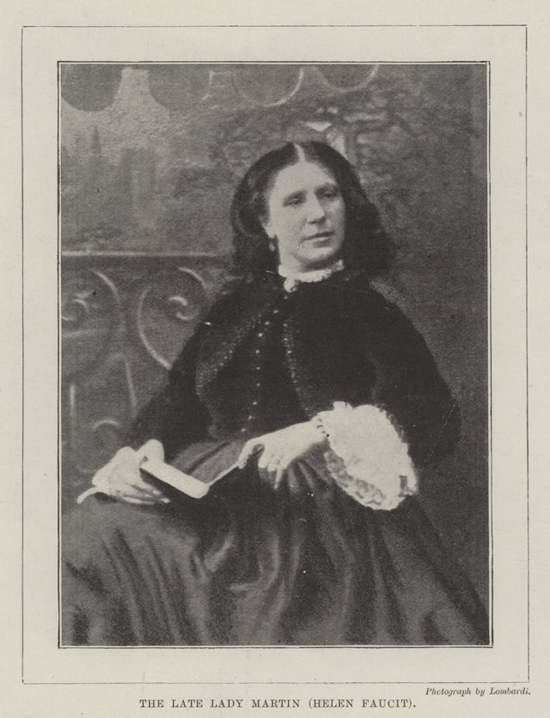 A falecida Lady Martin (Helen Faucit) de English Photographer
