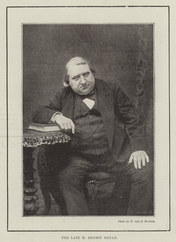 O falecido M Ernest Renan de English Photographer