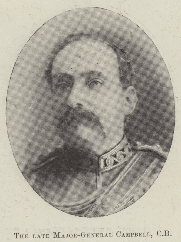 O falecido major-general Campbell, CB de English Photographer